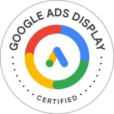 #CertifiedbyGoogle google ads display certificate