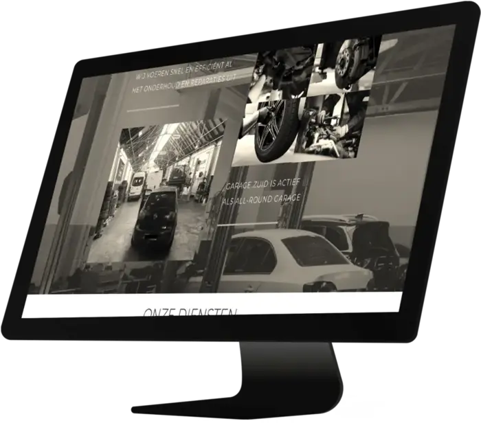 website laten maken demo website garage zuid
