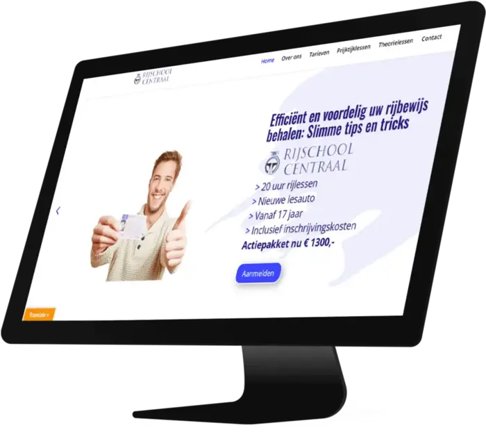 website laten maken demo website rijschool